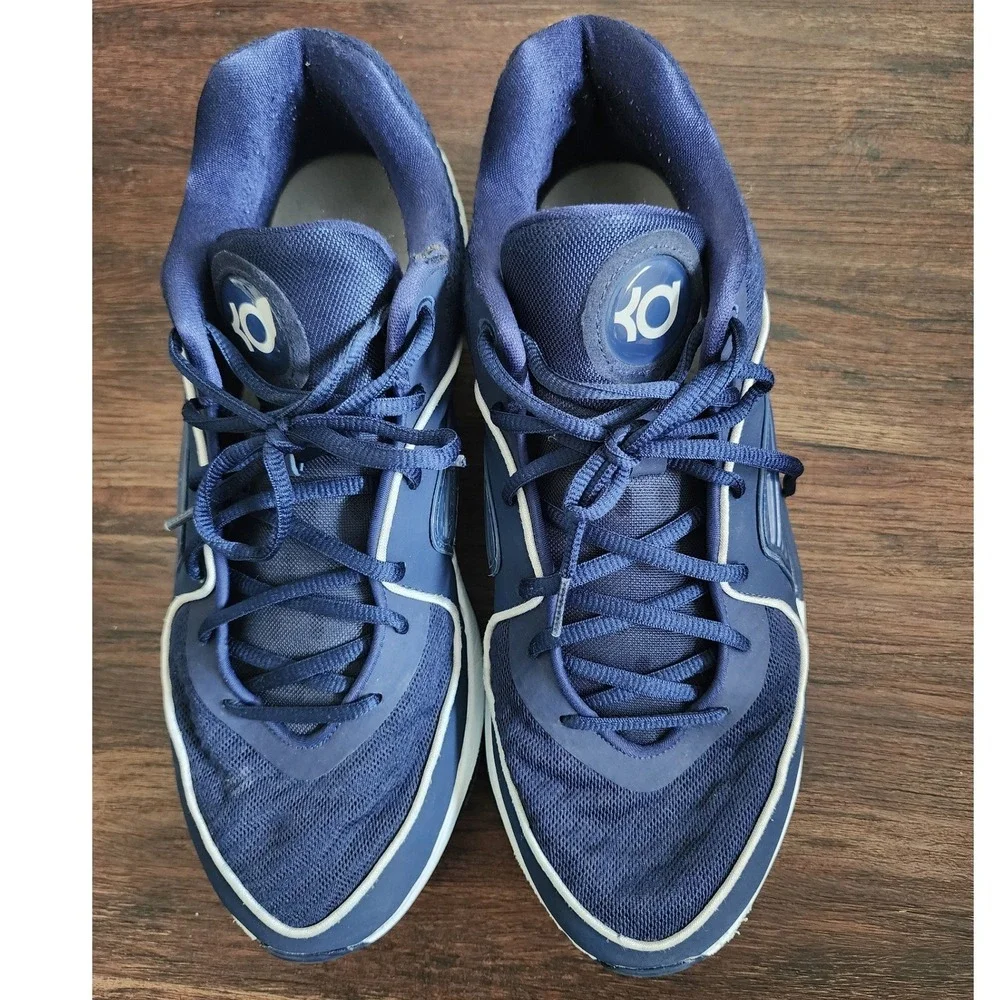 Nike KD Trey 5 X Navy Blue White Basketball Shoes Mens 14 FN7091-402
